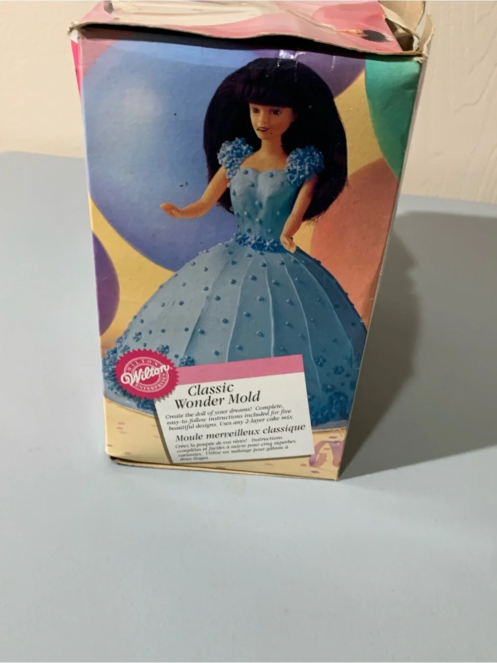 Wilton Pink Doll Dress Cake Mold Pan